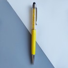 Ручка із кристалами Жовта